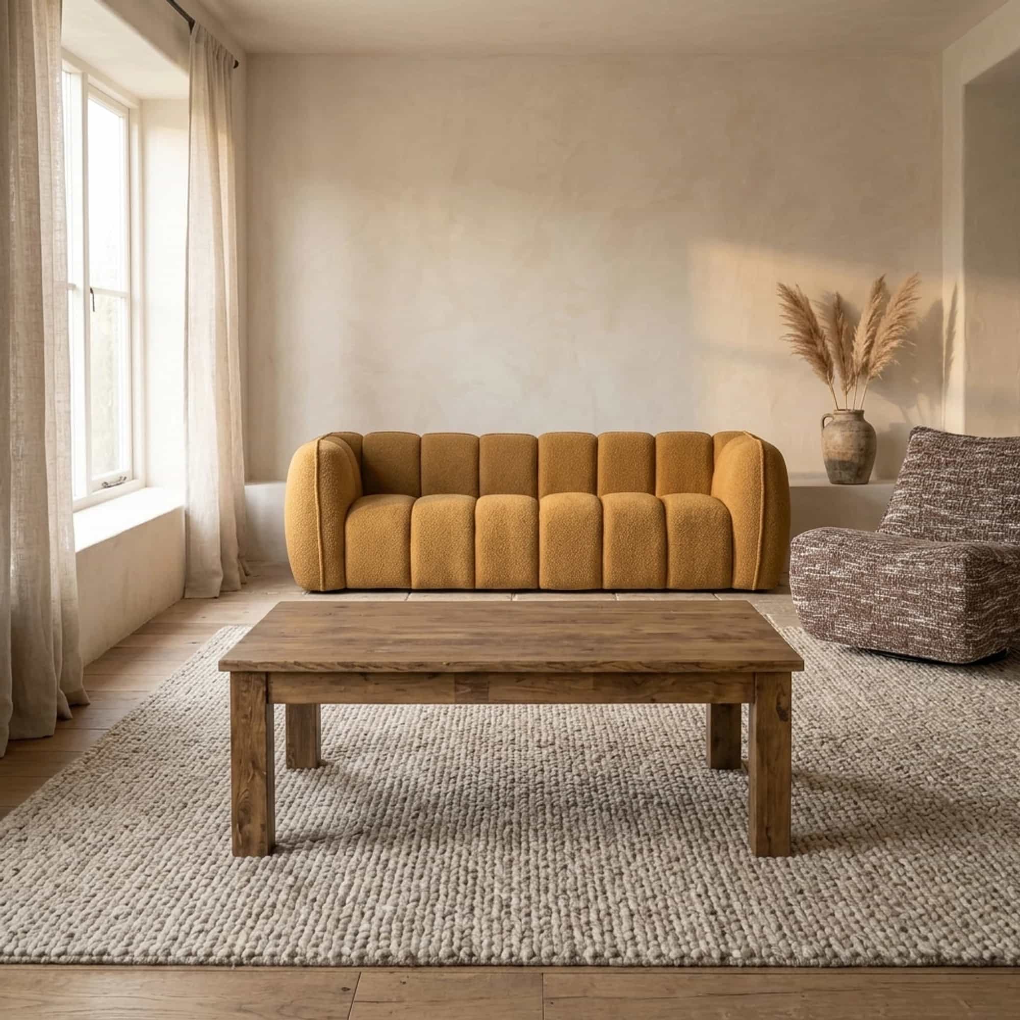 Brent Salontafel | 130cm | Oud hout