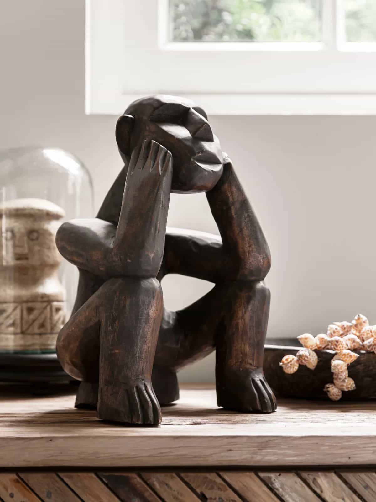 Schilderij Monkey Do Nothing - MUST Living