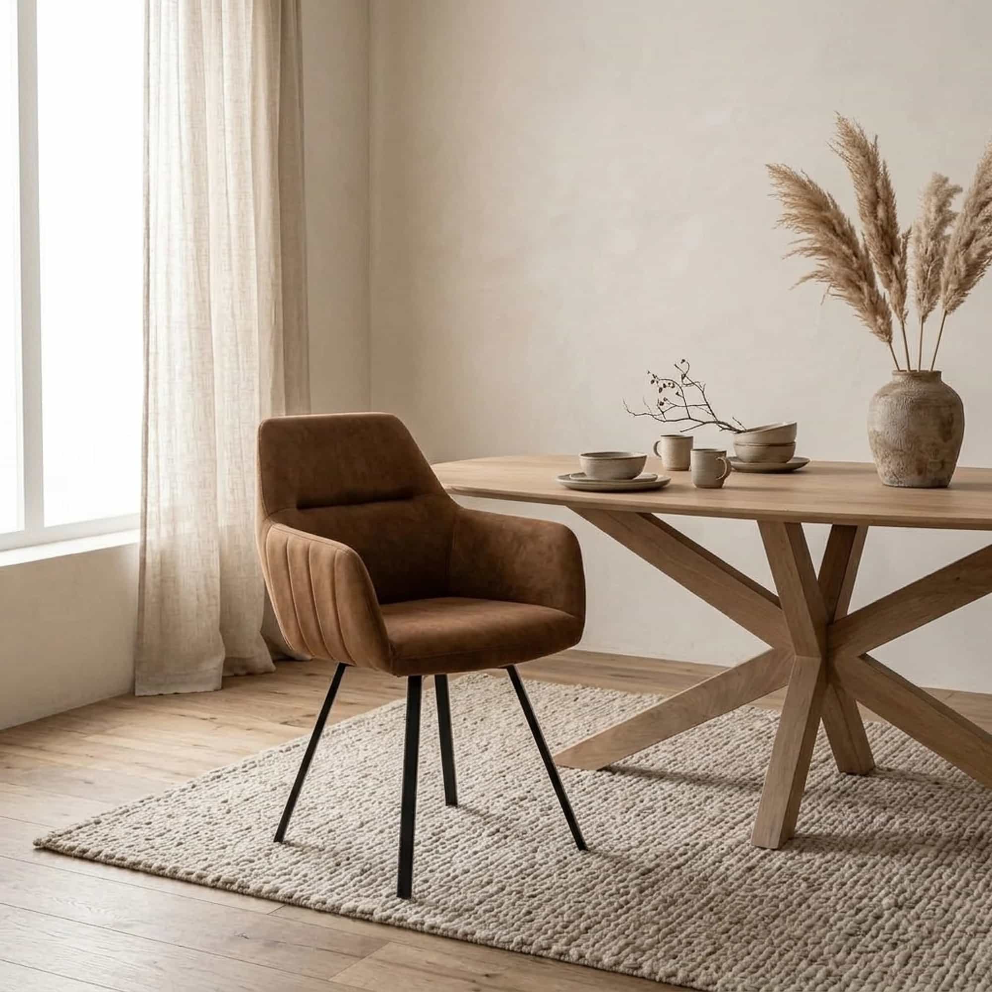Eetkamerstoel Raaf | Cognac