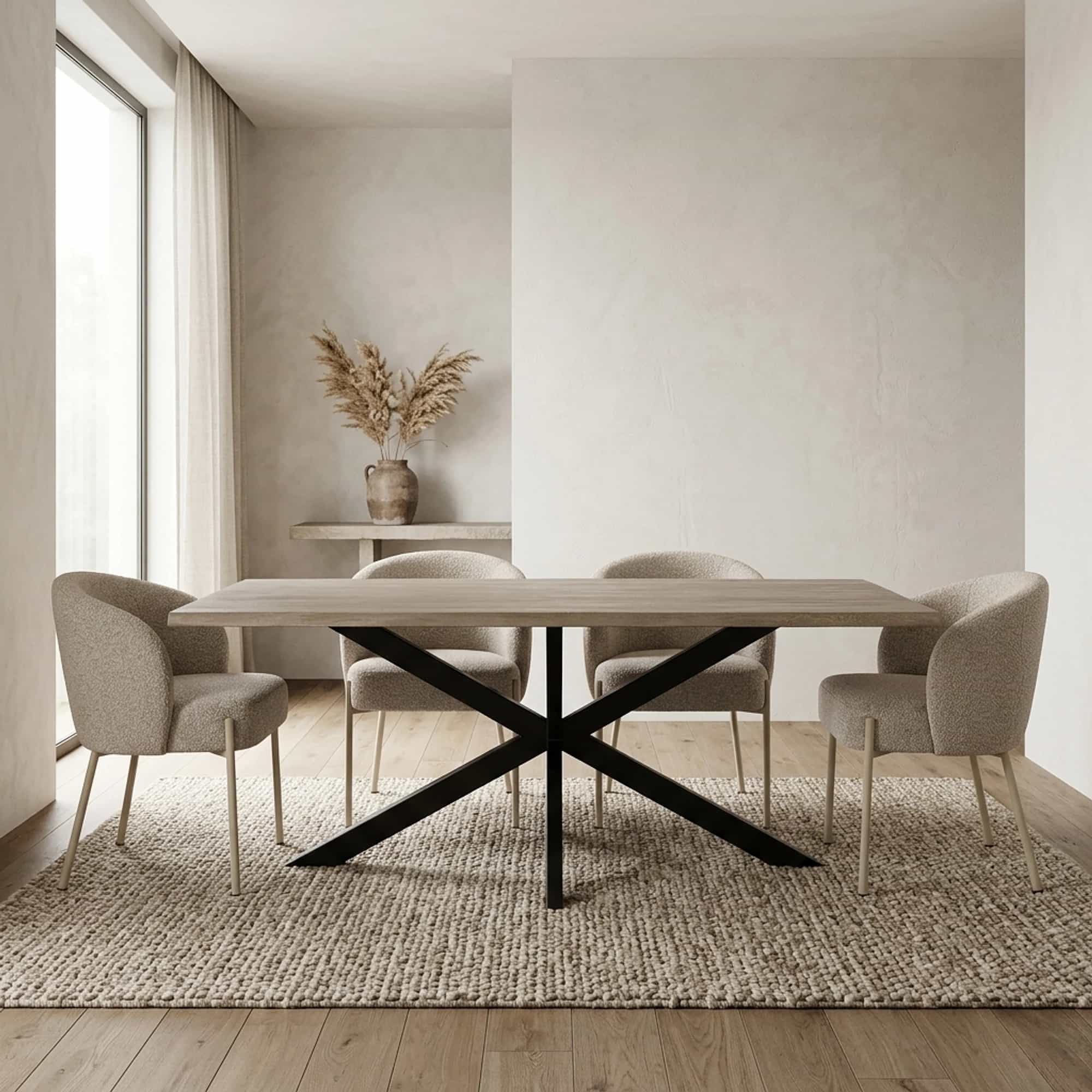 Eetkamertafel 240, Acacia Weathered Wood - My Sons