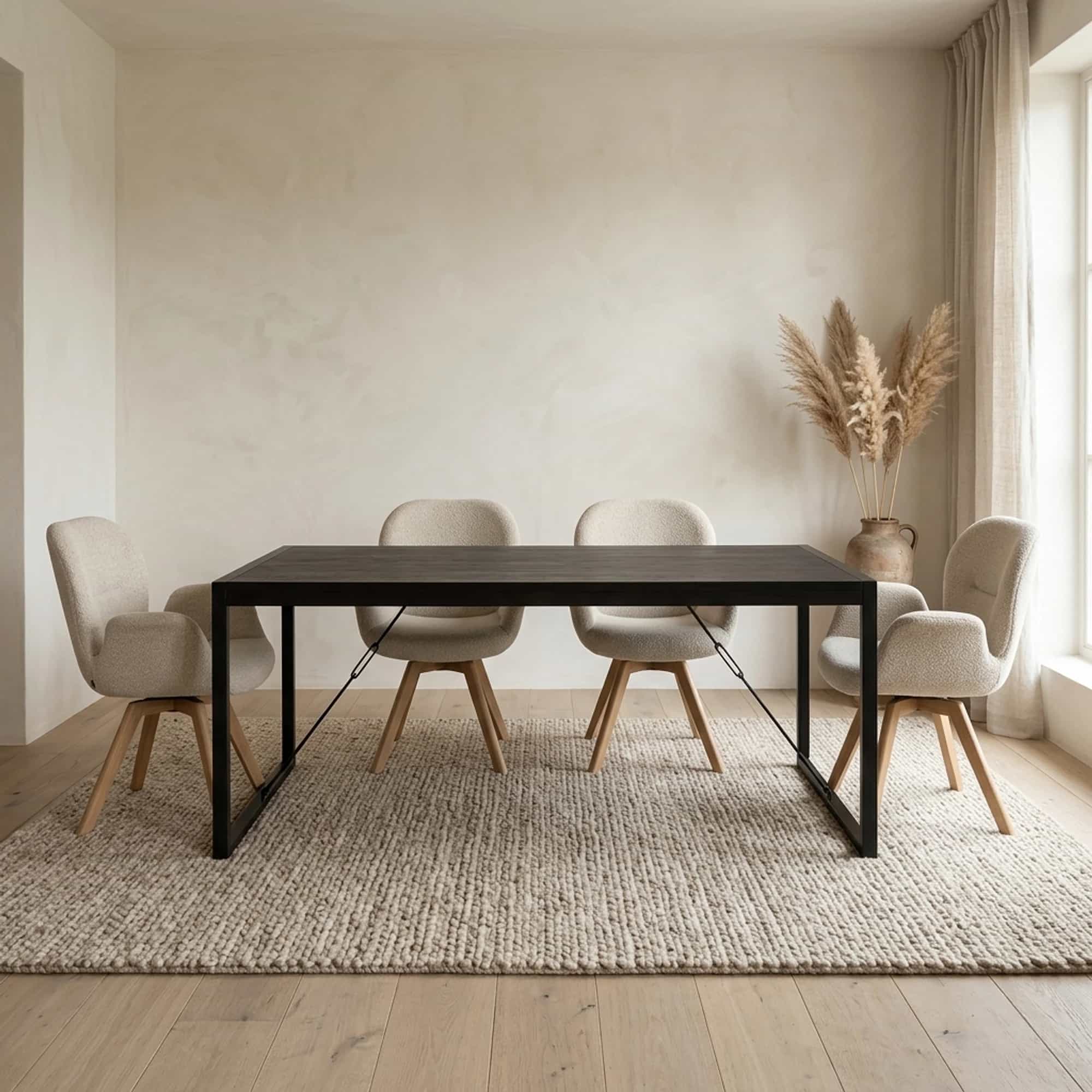 Eettafel Britt Zwart 220