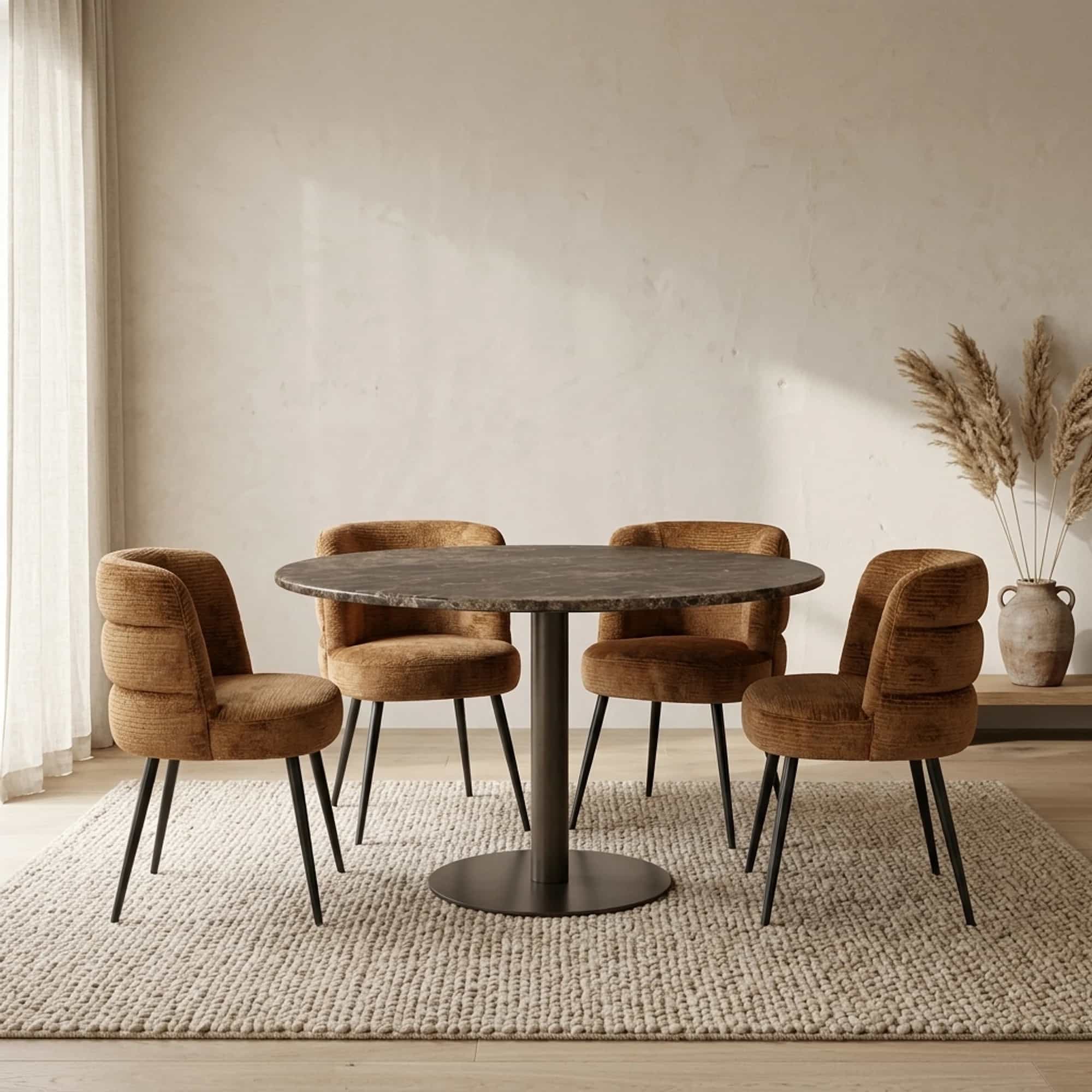 Eettafel Luigi 127x76 cm IJzer - Eleonora