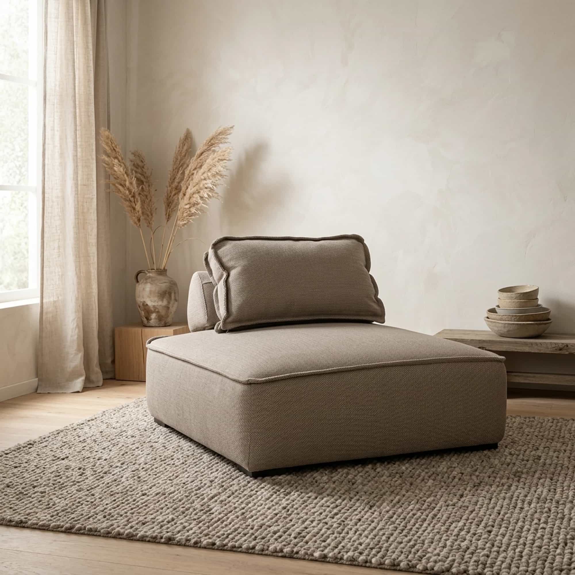Loungestoel Jondal taupe