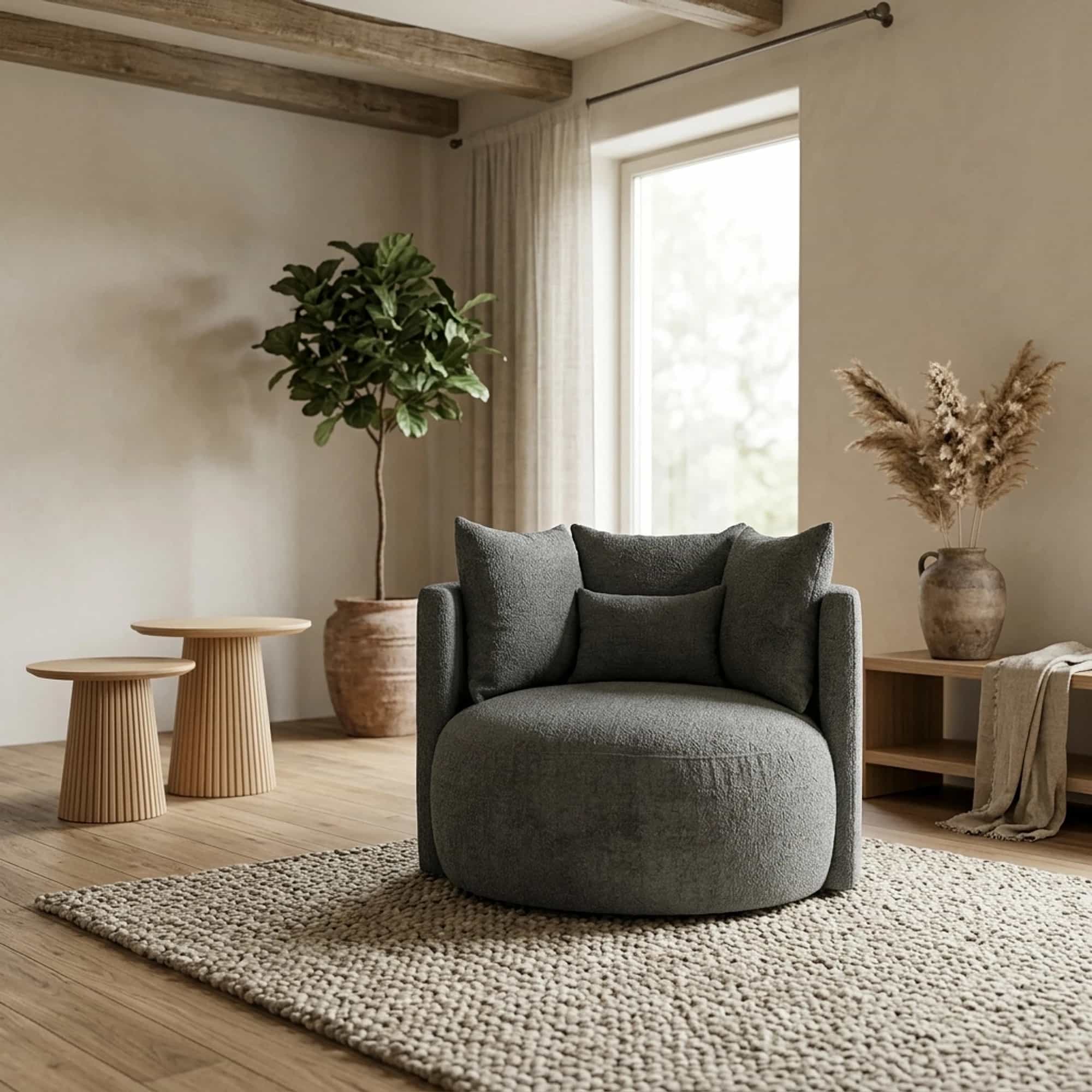 Loveseat Roxy | Antraciet