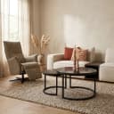 Salontafel Nova Black marble | 70 cm | Set van 2 - Starfurn