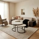 Salontafel Nova White marble | 70 cm | Set van 2 - Starfurn