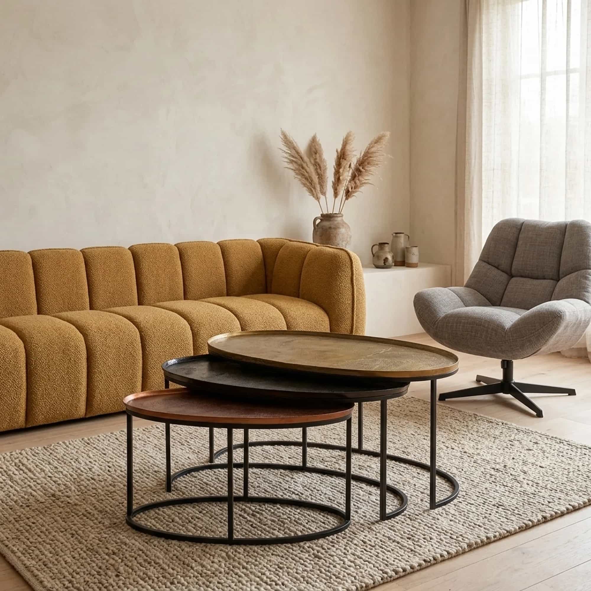 Salontafel Raley | 100 cm | Set van 3