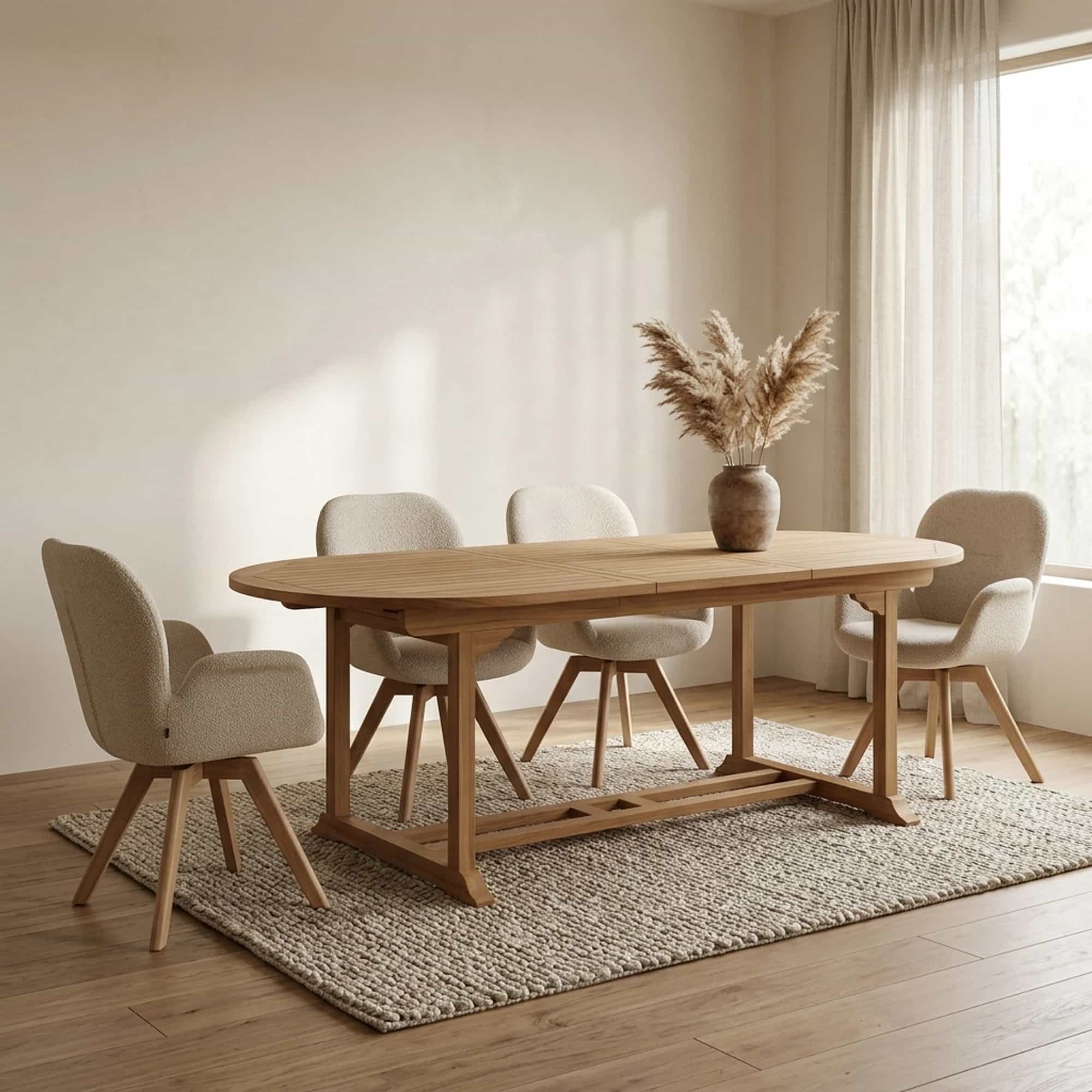 Uitschuif eettafel 180/240 cm