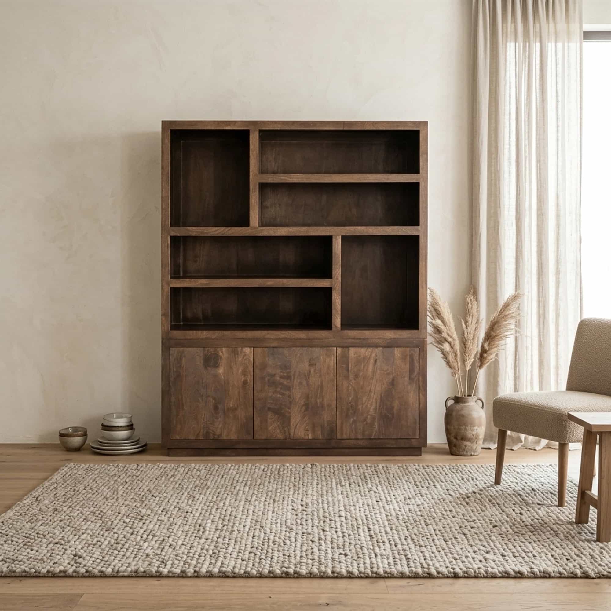 Vakkenkast Brussel Brown XL | 160 cm