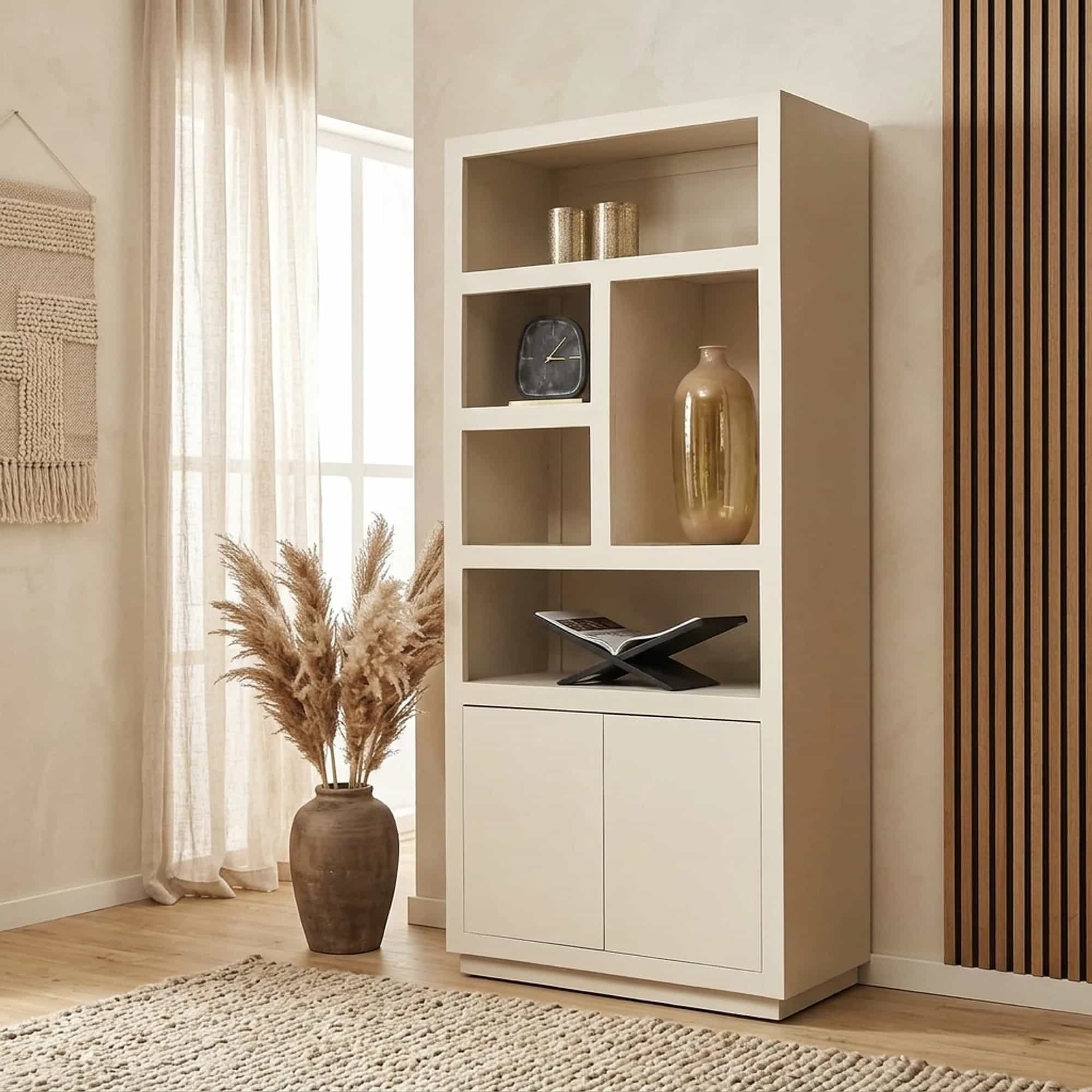 Vakkenkast Brussel Sand | 90 cm