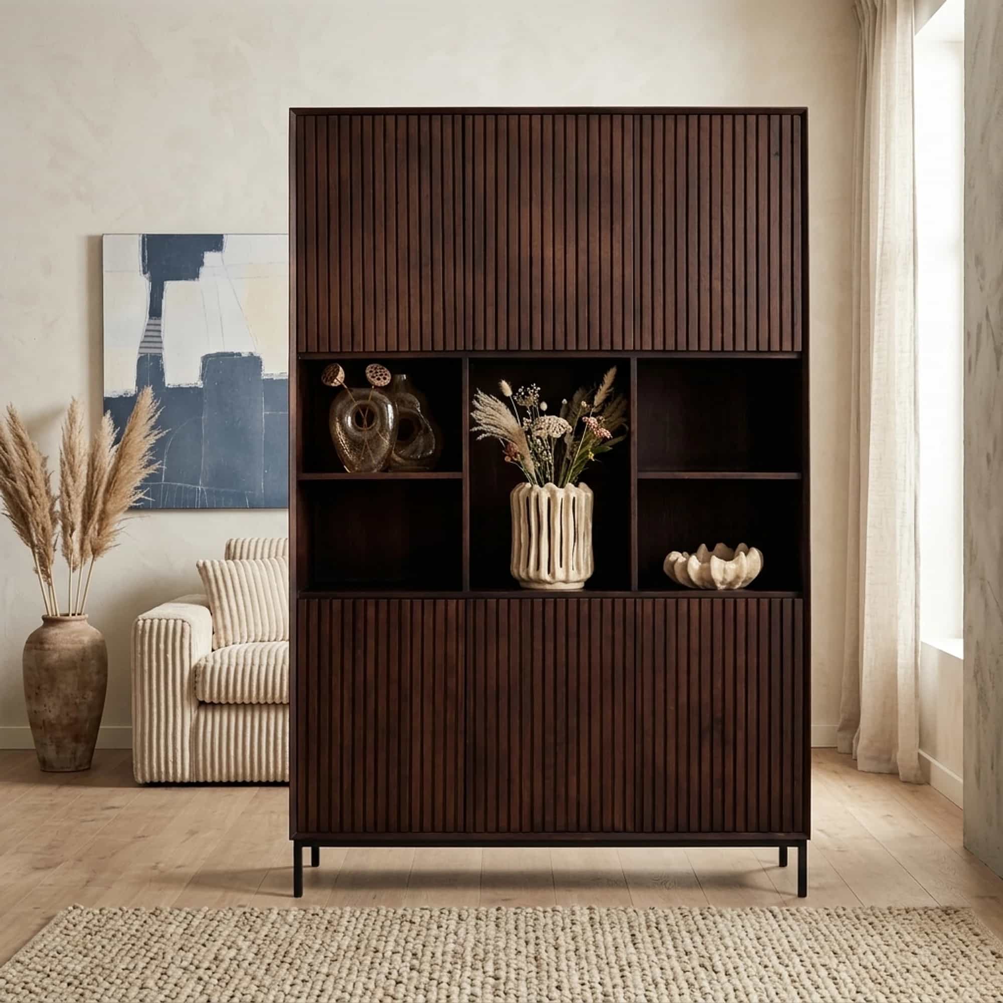 Vakkenkast Madison XL Brown | 135 cm