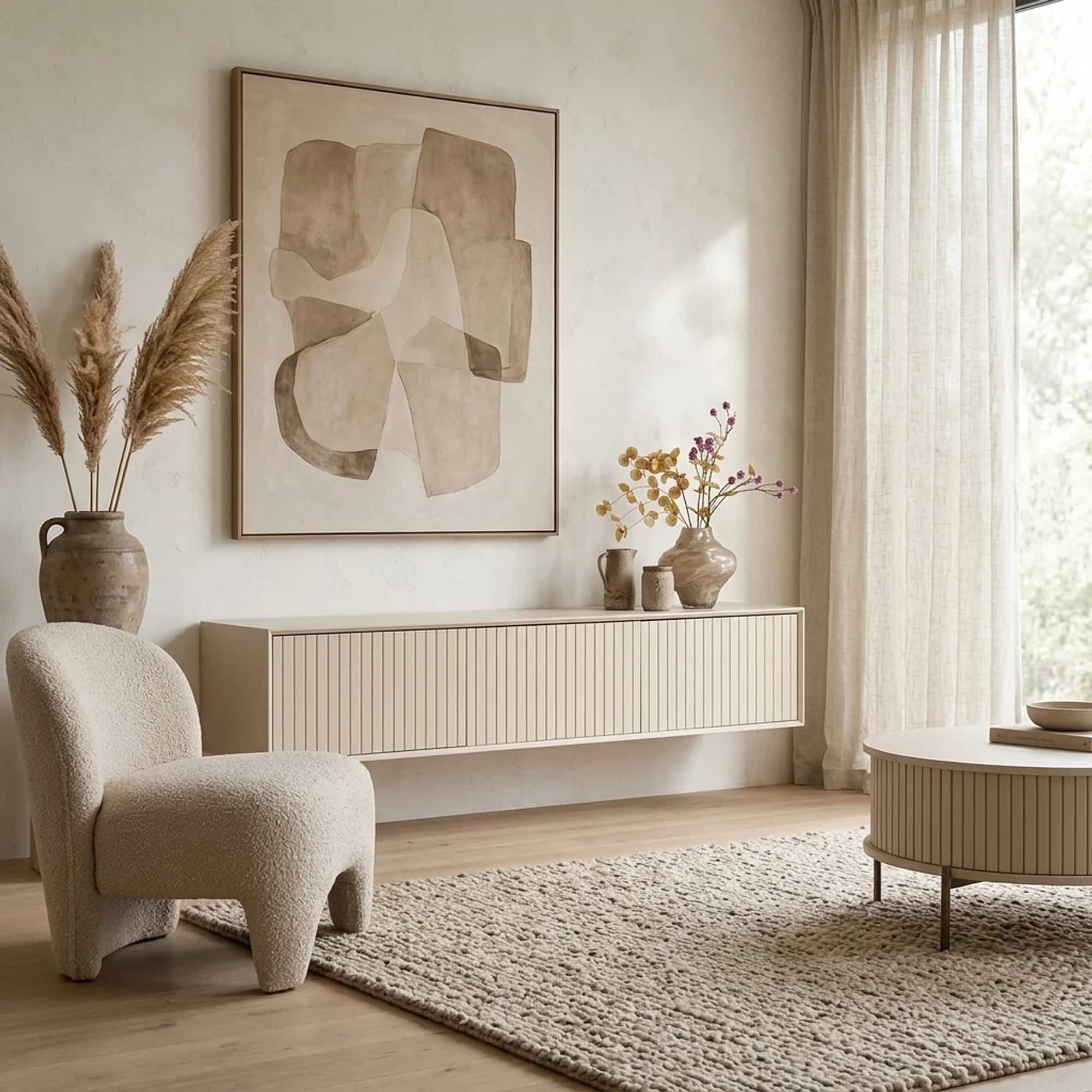 Zwevend tv meubel Madison Sand | 160 cm