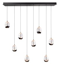  Hanglamp Egg goud, Zwart