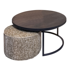  Salontafel Danzo met pouffe