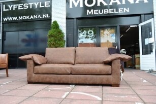 Ledersofa Kentucky africa leder tabac