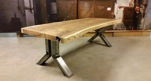  Eettafel Suar boomstam crazy legs