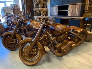 Mokana Furniture Harley motor teakhout