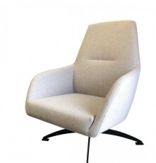 Draaifauteuil Ties van Just Design in stof