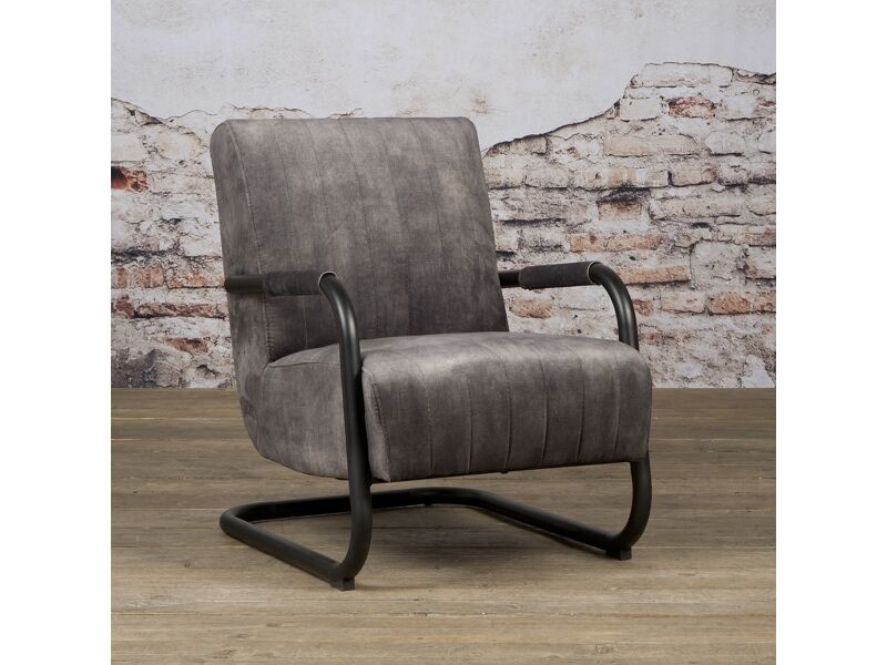 Tower Living Fauteuil Riva, Antraciet 
