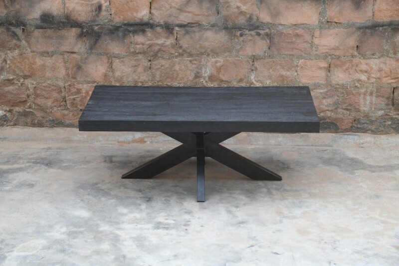 Mokana Furniture Salontafel mango rechthoek zwart 