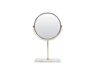 Light & Living Spiegel Riesco 48cm, Wit-Goud