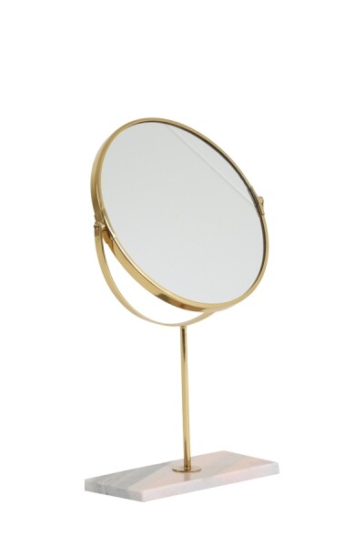 Light & Living Spiegel Riesco 40,5cm, Wit-Goud 