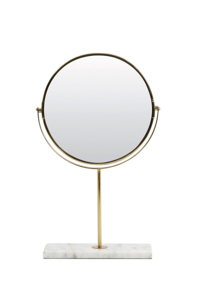 Light & Living Spiegel Riesco 40,5cm, Wit-Goud 