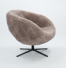 Fauteuil Romina in Doodle stof