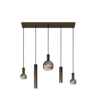 Hanglamp Riva 5L Zthal Platinum