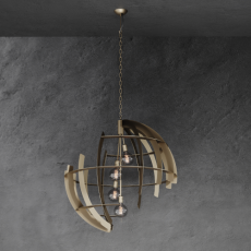 Hanglamp Terra Gold Ø100 cm