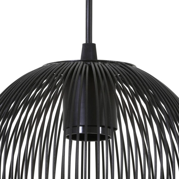 Moderne hanglamp Abby zwart metaal