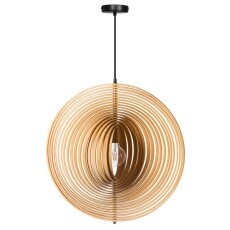 Moderne hanglamp Woody hout naturel