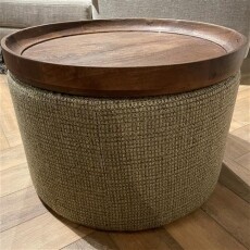 Hocker Ossana Mangohout stof