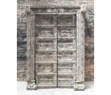 Vintage deur grijs uit India