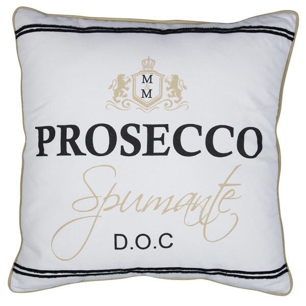 Kussen Wijn Prosecco wit