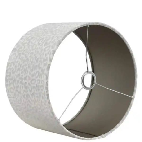 ETH Lampenkap Basoo Cilinder - Zilver Taupe 