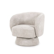 Moderne fauteuil Balou taupe stof