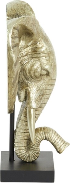 Ornament Olifant op voet goud decoratie chique