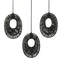 By-Boo Pendant Lamp Ovo Cluster Black