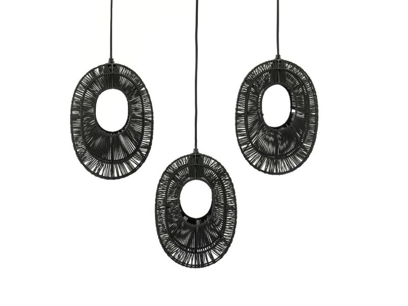 By-Boo Pendant Lamp Ovo Cluster Black 