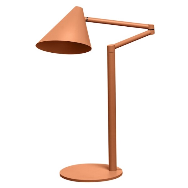 moderne tafellamp Marvis oranje metaal