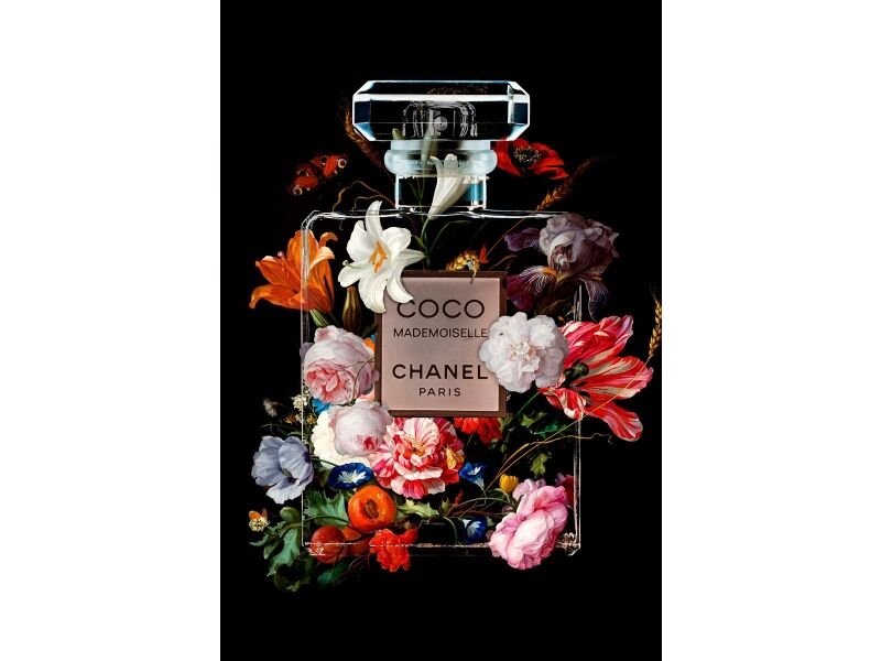 Moderne print 'The Perfume Collection VI' geprint op prachtig plexiglas.