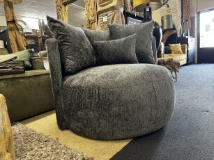 Fauteuil Roxy met sierkussens in stof