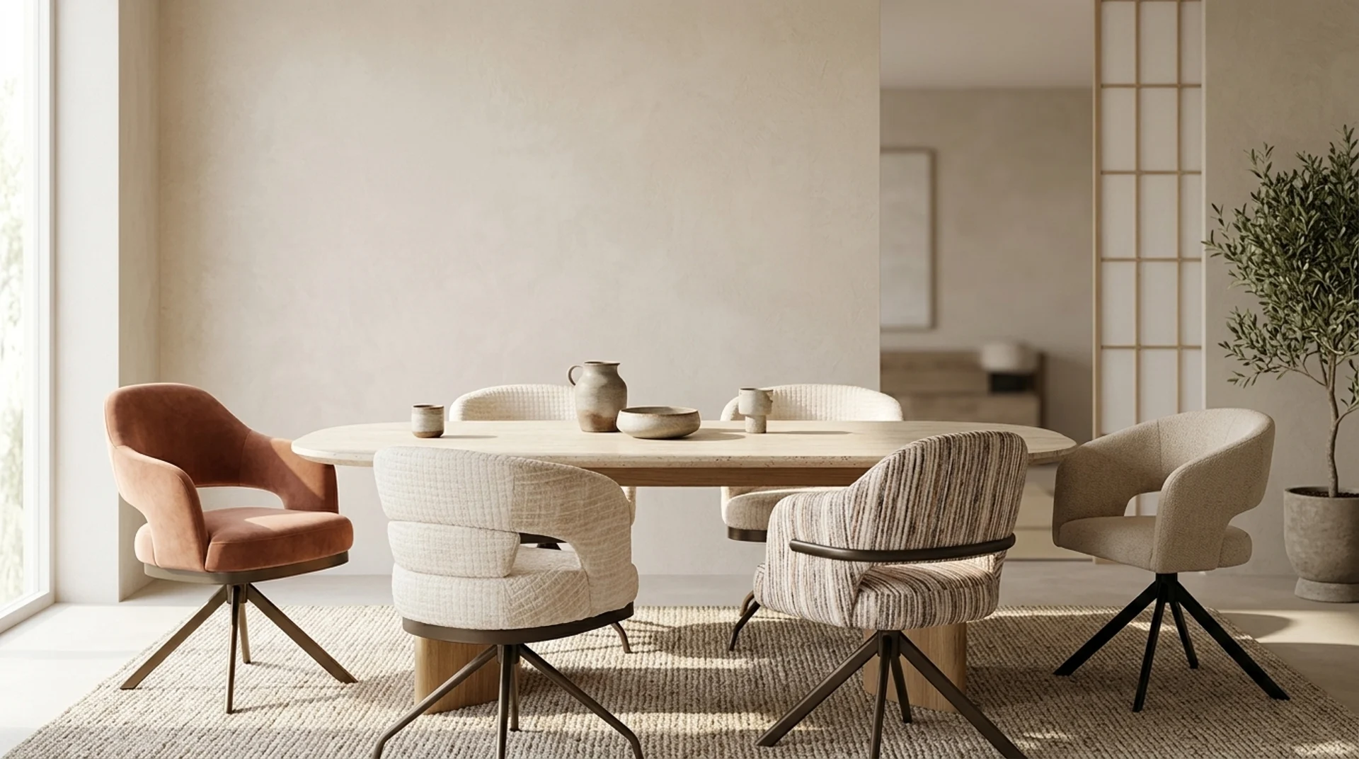 Moods Collection eetkamerstoelen samenstellen in de 3D-configurator
