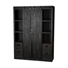Mokana Furniture Donny Sliding Cabinet - Black