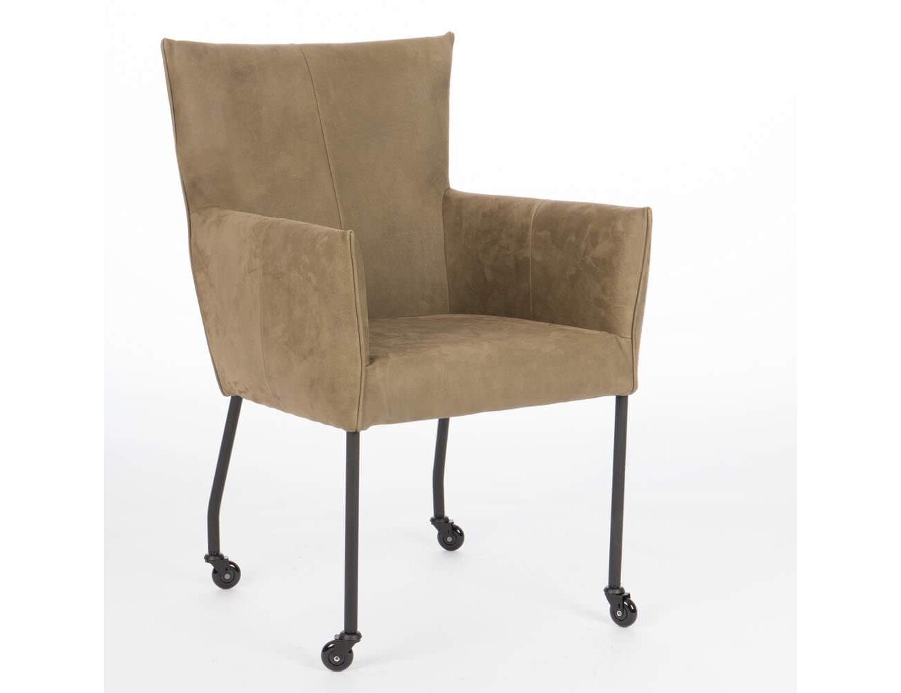 Design stoel Single HE design in cognac leer