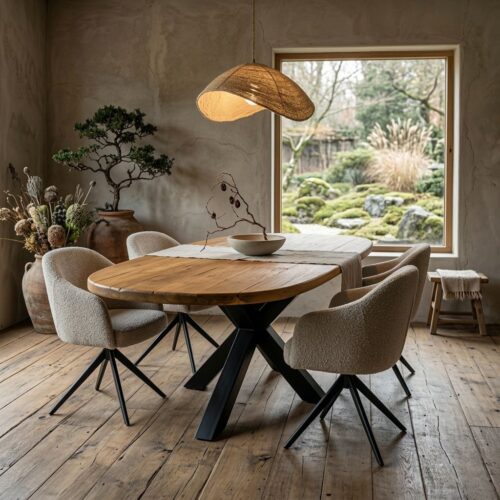 Eettafel Donny teakhout Deens Ovaal