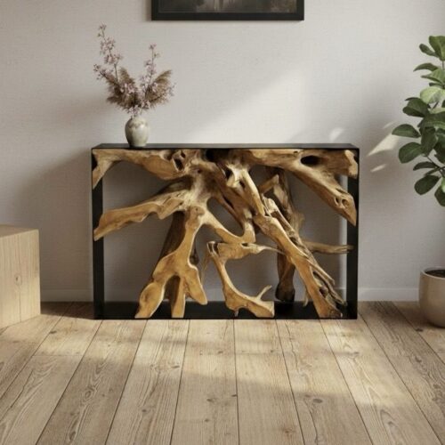 Sidetable Camiel boomstam teak