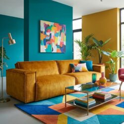 Bank La Maison | Okergeel