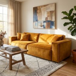 Bank La Maison | Okergeel